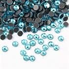 Crystal Hotfix Rhinestone,Machine Cut Stone 288pcs/pkg (Aquamarine,SS30/6mm), SS30/6mm/288pcs - Image 3
