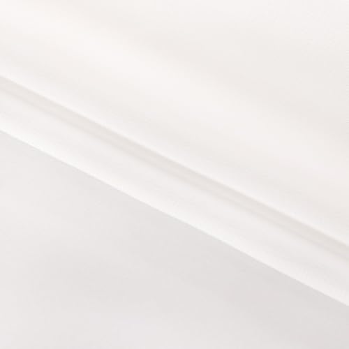 Image of MLMC Ivory Chiffon Fabric by The Yard Pre-Cut Sheer Chiffon Arch Fabric 3 Yards Airy Continuous Draping Panels 60 inch Wide for Wedding Backdrop Craft Ceiling Decor