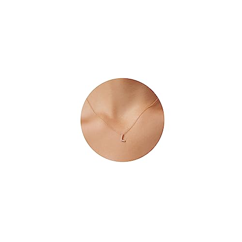 Cadeaux bijoux tendance en or : collier initiale S personnalisé