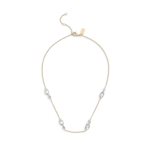 COACH Women's Signature Pavé C Strand Necklace