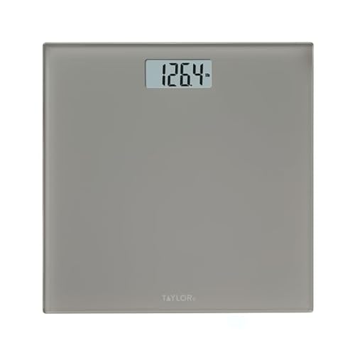 Taylor Digital Scales for Body Weight, 350 LB Capacity Bathroom Scale, 11.0 x 11.0 Inch Durable