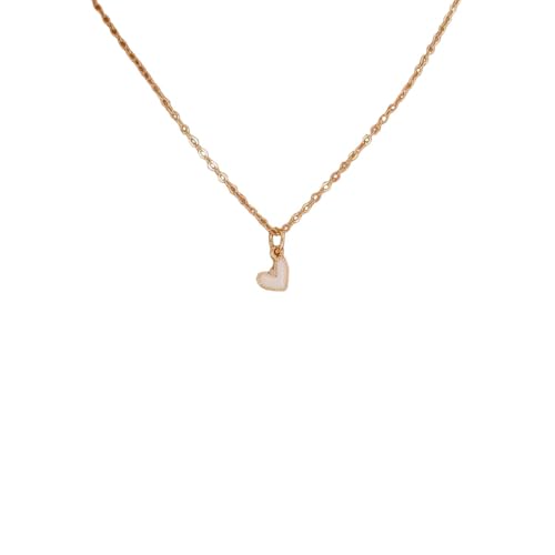 Collier de Perles Coeur Pendentif MOCHAMIK Idée Cadeau Femme 2025