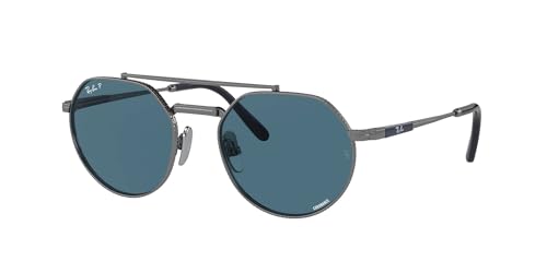Ray-Ban RB8265 Jack II Titanium Round Sunglasses