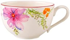 Villeroy & Boch 1041001300 Mariefleur Basic Coffee Cup, 250 ml, Height: 6 cm, Premium Porcelain, White/Multicoloured