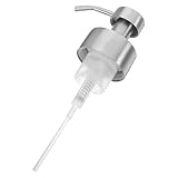 Anneome Dispensador de Jabón Espumador de Acero Inoxidable 304 Boca Roscada de 44 MM para Baño y Cocina Cabezal Repuesto para Bomba de Jabón y Loción Apto para Fregadero y Ducha
