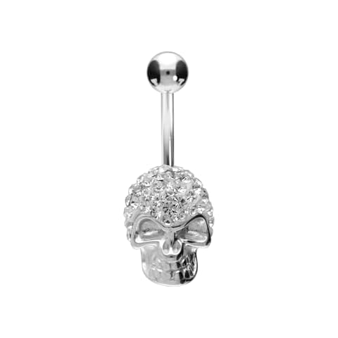 Piercing de nombril PIERCINGLINE Tête de mort Cover
