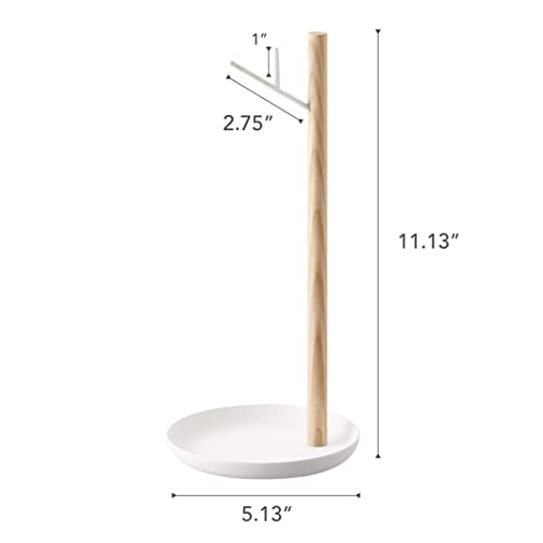Yamazaki Tosca - Supporto Per Banane, Colore: Bianco - 5