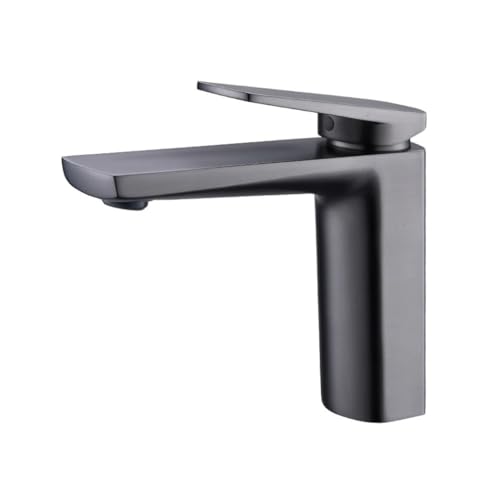 Grifo mezclador para lavabo, acabado cromado de latón, grifo de agua fría y caliente para baños de lujo, grifo de lavabo gourmet