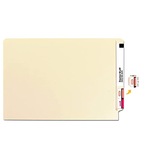 Doctor Stuff - File Folder Labels, Number 2, Compatible With Smead Bccrn - Tpnm Series Chart Stickers, Fluorescent Orange, 1" X 1-1/4", 2, 500/Roll #TOP3