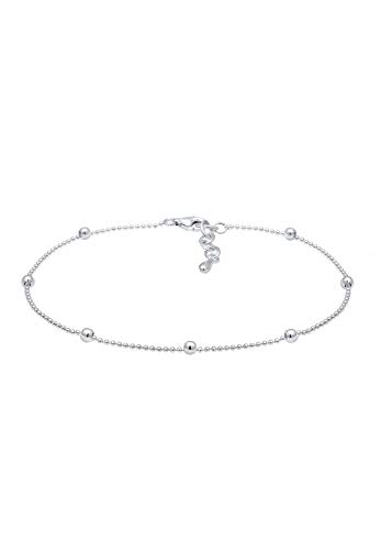 Preisvergleich Produktbild Elli Fußschmuck Damen Basic Kugel Geo Minimal in 925 Sterling Silber