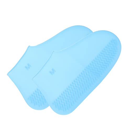CANIGHT 1pair Rainproof Shoe Silicone - Overshoes for Outdoor Activities and Wear-resistant Shoe for Travel and Camping