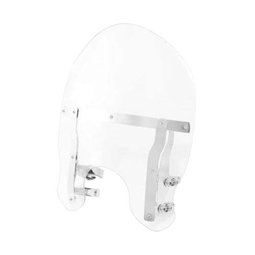 Pare-brise moto 19" avec pinces pour Dyna et Softail FXBB FXDB