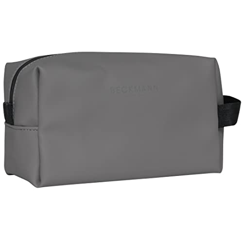 Trousse de toilette BECKMANN Street Washbag Gris pour éviter les fuites de flacons