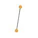 BodyJewelryonline Leicht Glitzern industrielle Stahl Barbell Orange 38mm