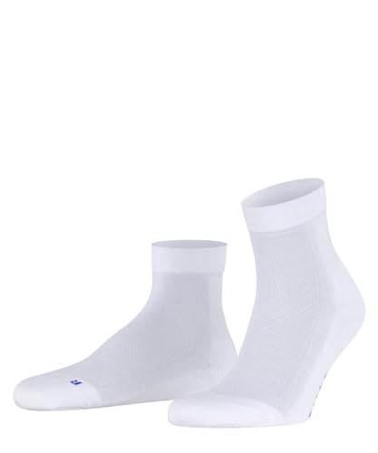 FALKE Unisex Cool Kick Short Socks, White (White 2000), 6.5-8.5