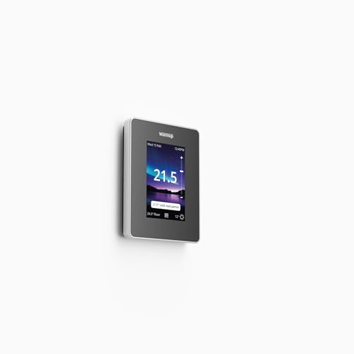 Warmup 7iE Smart Matter Programmable WiFi Thermostat (Onyx Black)
