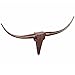 Produktbild FineBuy Deko Geweih Bull M FB37860 Bronze 100 cm Aluminium Design Hörner, Wanddekoration Stierkopf Horn Modern, Wandskulptur Geweih-Jagdtrophäe Metall, Longhorn Wandschmuck Groß