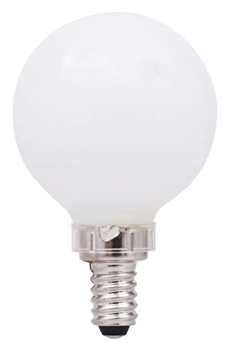 Sylvania LED TruWave Natural Series Décor G16.5 Light Bulb, 60W Equivalent Efficient 5.5W, Candelabra Base, Dimmable, Frosted, 5000K, Daylight - 2 Count (Pack of 1) (40801) Soft White