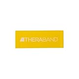 Thera-Band Thin Loops Resistance Band, Yellow, 8-Inch