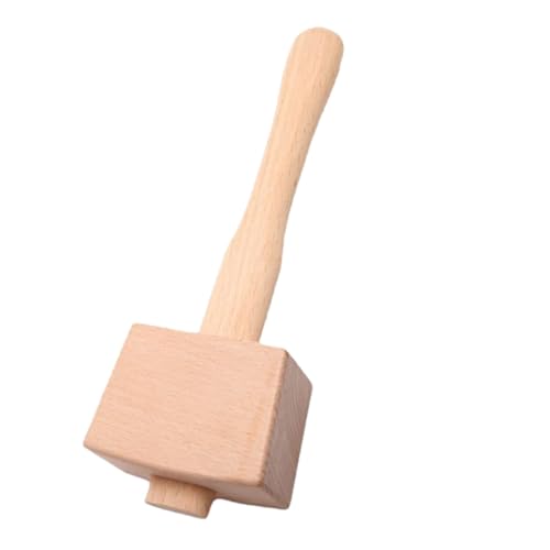 BUTIFULSIC Diy Wood Carving Hammer Small Wooden Mallet Beech Handle for Home Renovation and Craft Projects