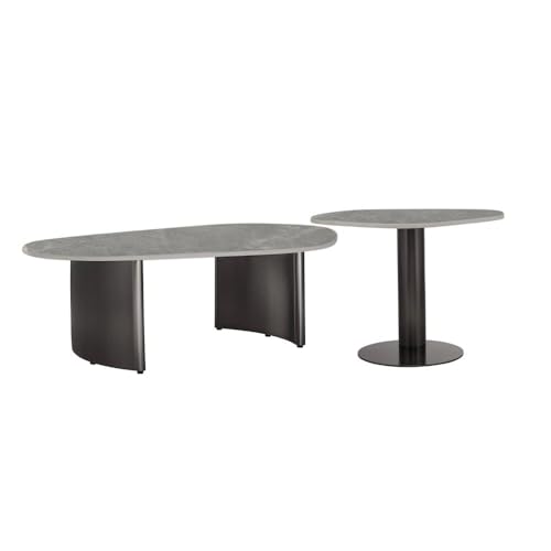 Image of Wakefit Center Table | 1 Yr Warranty | Coffee Table for Living Room Wooden, Tea Table for Living Room Wooden, Sofa Table, Free Installation from Brand, Modern Multi-Functional & Wobble-Free(Mocca)