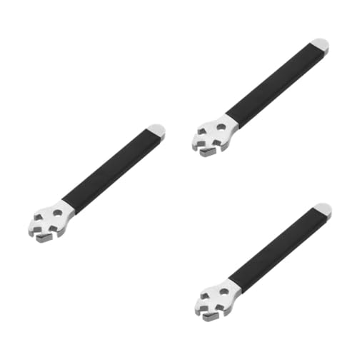 BESPORTBLE 3 Piezas Llave de radios Herramienta de Ajuste de radios de Bicicleta Herramienta para Ajuste de tensión de radios Herramienta para Quitar Pedales de Bicicleta Llave de Bicicleta
