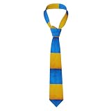 asbwuo Business-Krawatte mit ukrainischer Flagge für Herren, klassisch-formell, vielseitig, für professionelle Anlässe