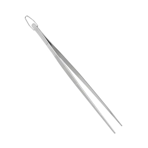 Küchenpinzette – lange Grillzange für Edelstahl-Lebensmittelgreifer, Nudeln, Salat, Meeresfrüchte, Snacks, Buffets, Partys, Zuhause, Restaurants, Grill-Kochwerkzeuge | Servierwerkzeug-Zubehör