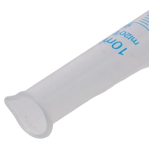 Cilindro de medición de 10 ml con base hexagonal de alta calidad y precisión 6