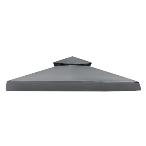 VINCINEY Toile pour Tonnelle Couverture supérieure de Remplacement d'auvent, abri de Gril extérieur, Couverture de Tente de Barbecue, Couverture de Remplacement for Patio et Jardin(Gray)