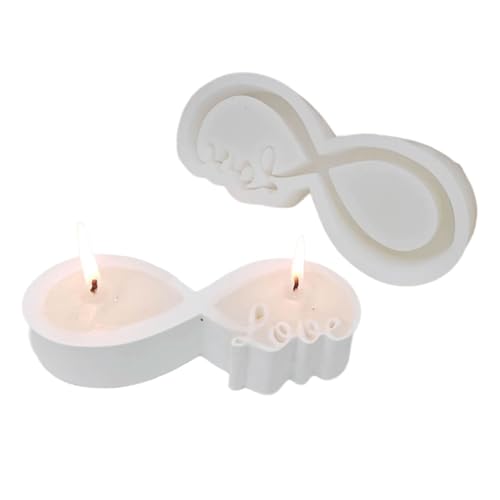 Moule silicone bougeoir ruban d'amour aux finitions parfaites