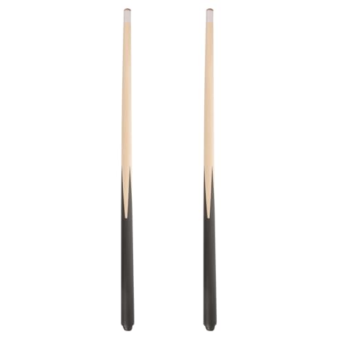 SAFIGLE Taco De Billar para NiñOs：2 Piezas 48 Cm De Varilla De Billar Corta Pequeña   Herramienta De Entretenimiento Ideal para Espacios Reducidos Y JóVenes