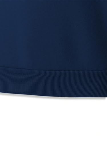 WDIRARA Men's Letter Graphic Print Round Neck Long Sleeve Sweatshirt Thermal Pullovers4