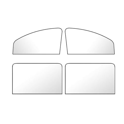 SSYYKJC Car Window Sun shade, for Smart fortwo forfour 453 451 Foldable Car Sun Shades Magnetic Window Sun Baffles,Silver-C