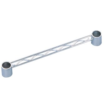 アイリスオーヤマ メタルラックシリーズ ポール径25mm メタルラックサイドバー 幅36cm MR-36S