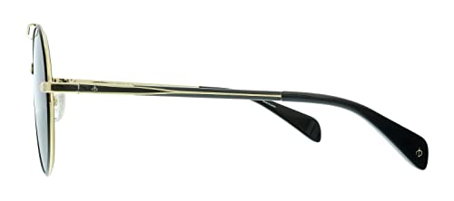 rag & bone Round Sunglasses RNB1011S RHL9O Black/Gold 59mm 10113
