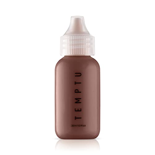 TEMPTU S/B Silicone-Based Airbrush Foundation: Professional Long-Wear Liquid Makeup, Sheer To Full Coverage For A Hydrated, Healthy-Looking Glow & Luminous, Dewy Finish On All Skin Types, 012 Espresso, 1 Fl Oz