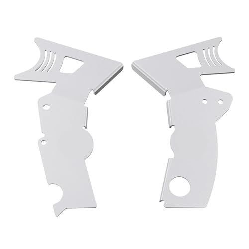 Suitable for 700 Left and Right Frame Guards Suitable for 700 2006-2024 700R 6061-T6 Aluminum Alloy ATV(Silver)