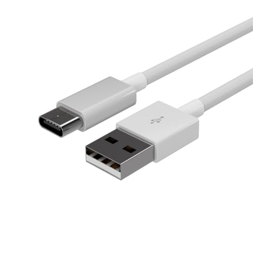 Flexline Câble USB, USB-A mâle vers USB-C mâle, 2.0, ABS, blanc, 1,5 m