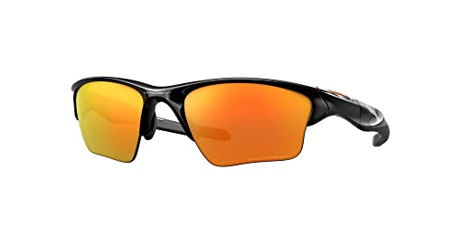 Oakley OO9154 - Paquete de lentes de sol OO 9154 915416 Half Jacket 2.0 XL pulido Bl y correa roja grande Kit de accesorios, Half Jacket 2.0 XL Polished Bl, 62/15/133