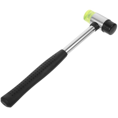 OSOLADY Non-slip Handle Small Rubber Mallet Tile Installation Hammer 25mm for Flooring Craft Projects