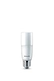 Modernste LED Technologie Philips LED Lampe, ersetzt 68W, T38 Stab, E27, (3000 K) 950 Lumen, matt, weiß