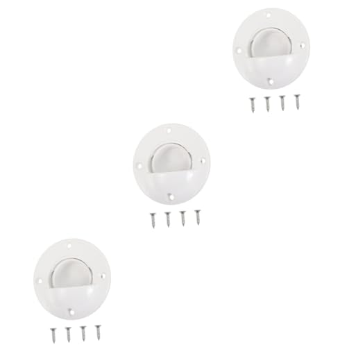 TOYANDONA 3 Juegos Válvula De Salida De Cabina Drenar Imbornal Montar Universal Bote Accesorio Para Tapón De Casco De Accesorios Para Abs
