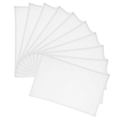 Uonlytech 10 Pièces Ceinture Porte-dossard pour Marathon et Course Longue Distance, Tissu Léger et Portable, Ceintures Blanches Ajustables pour Dossards de Course à Pied