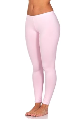 Image of Thermajane Long Johns for Women - Thermal Leggings for Women, Fleece Lined Thermal Underwear Bottoms (Large, Baby Pink)