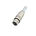 GRASAKY Model Geared 3 Prong XLR Connector, Reciprocating Linear Motor Actuator Connector Rotating Torque