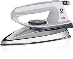 SHRI SIYARAM ELECTRONICS | DX-2 600W Dry Iron with Advance Soleplate and Anti-Bacterial German Coating Technology, Grey | Pack of (2)