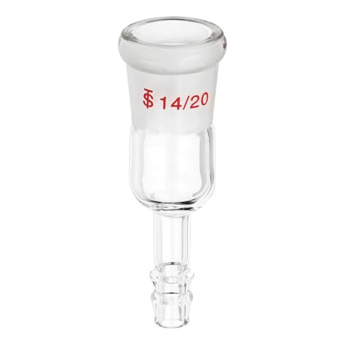 Adaptateur de distillation en verre borosilicate 14/20 pour laboratoire