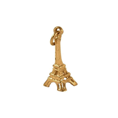 Image of Sayers London 9ct Gold Eiffel Tower Charm