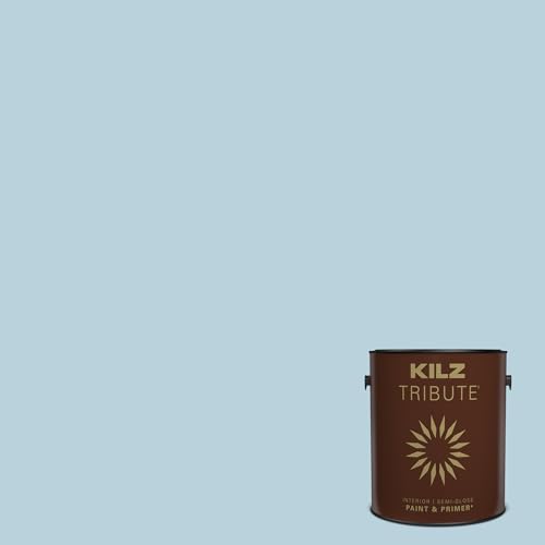 KILZ TRIBUTE Paint & Primer, Interior, Semi-Gloss, Sea Balm, 1 Gallon